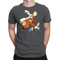 Run Tintin Run T-shirt | Artistshot
