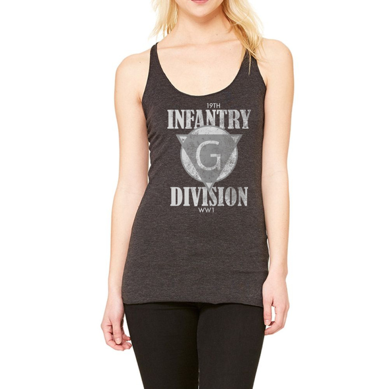 Ww1 19th Infantry Division (distressed) Tank Top Racerback Tank by heffopance | Artistshot