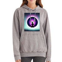 Yoga Girl Female Sun Salutation Meditation Chakra Vintage Hoodie | Artistshot