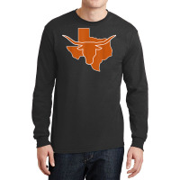 Texas Texan Map American Bull United States T Shir Long Sleeve Shirts | Artistshot