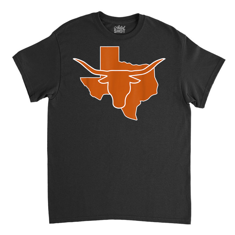 Texas Texan Map American Bull United States T Shir Classic T-shirt | Artistshot