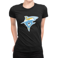 Long Island Sharks Ladies Fitted T-shirt | Artistshot