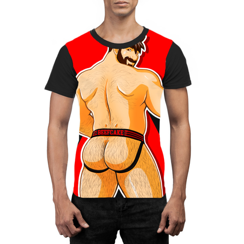 Adam Likes Jockstraps   Red Graphic T-shirt by venooskafilav | Artistshot