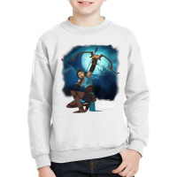 The Legend Of Vox Machina Vex With Bow And Arrow T Youth Sweatshirt | Artistshot