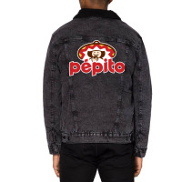 Awesome Pepito Design Unisex Sherpa-lined Denim Jacket | Artistshot