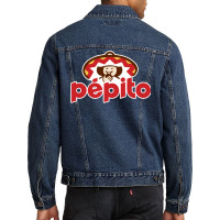 Awesome Pepito Design Men Denim Jacket | Artistshot