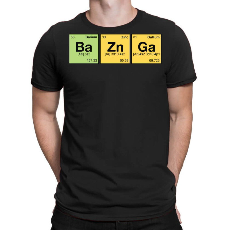 Ba Zn Ga!   Periodic Elements Scramble 1 T-Shirt by venooskafilav | Artistshot