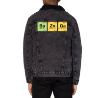 Ba Zn Ga!   Periodic Elements Scramble 1 Unisex Sherpa-lined Denim Jacket | Artistshot