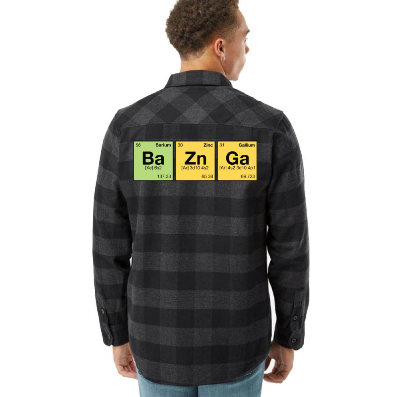 Ba Zn Ga!   Periodic Elements Scramble 1 Flannel Shirt by venooskafilav | Artistshot