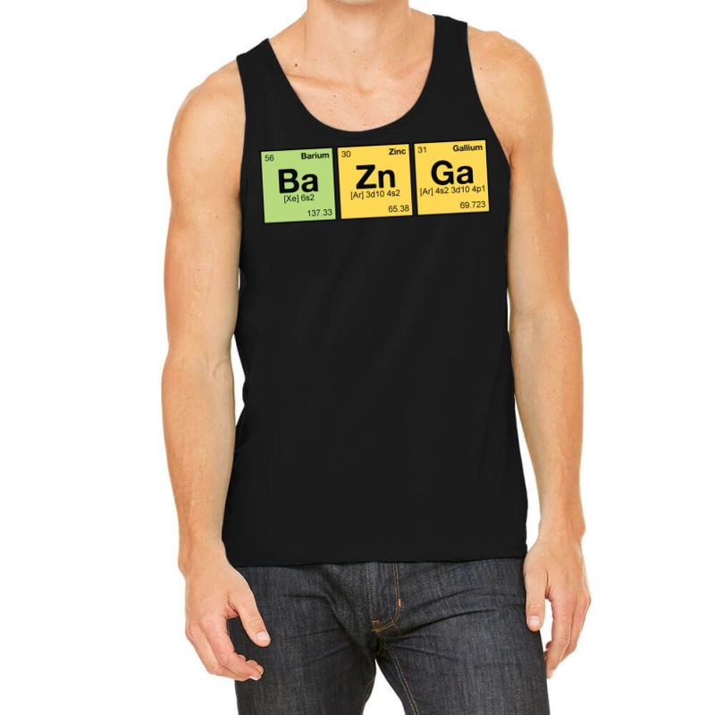 Ba Zn Ga!   Periodic Elements Scramble 1 Tank Top by venooskafilav | Artistshot