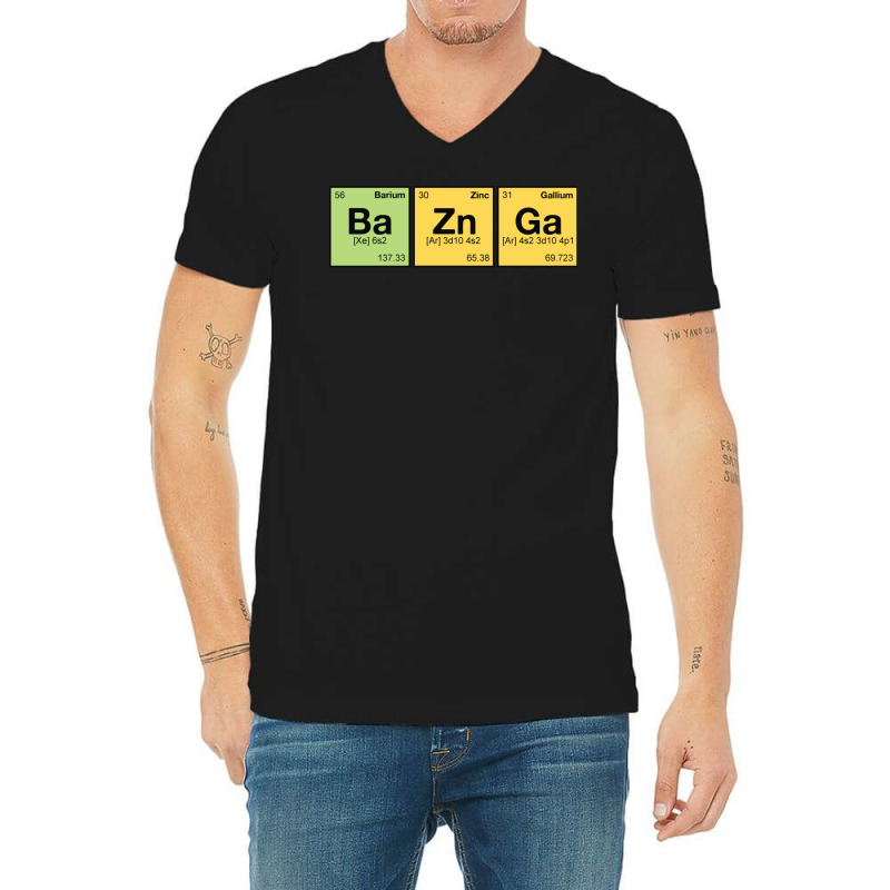 Ba Zn Ga!   Periodic Elements Scramble 1 V-Neck Tee by venooskafilav | Artistshot