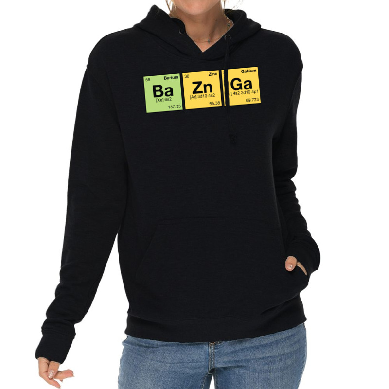 Ba Zn Ga!   Periodic Elements Scramble 1 Lightweight Hoodie by venooskafilav | Artistshot