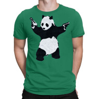 Banksy Panda With Guns T-shirt | Artistshot