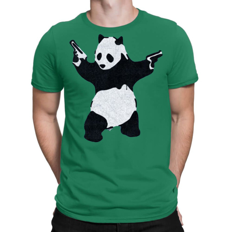 Banksy Panda With Guns T-Shirt by venooskafilav | Artistshot