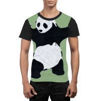 Banksy Panda With Guns Graphic T-shirt | Artistshot