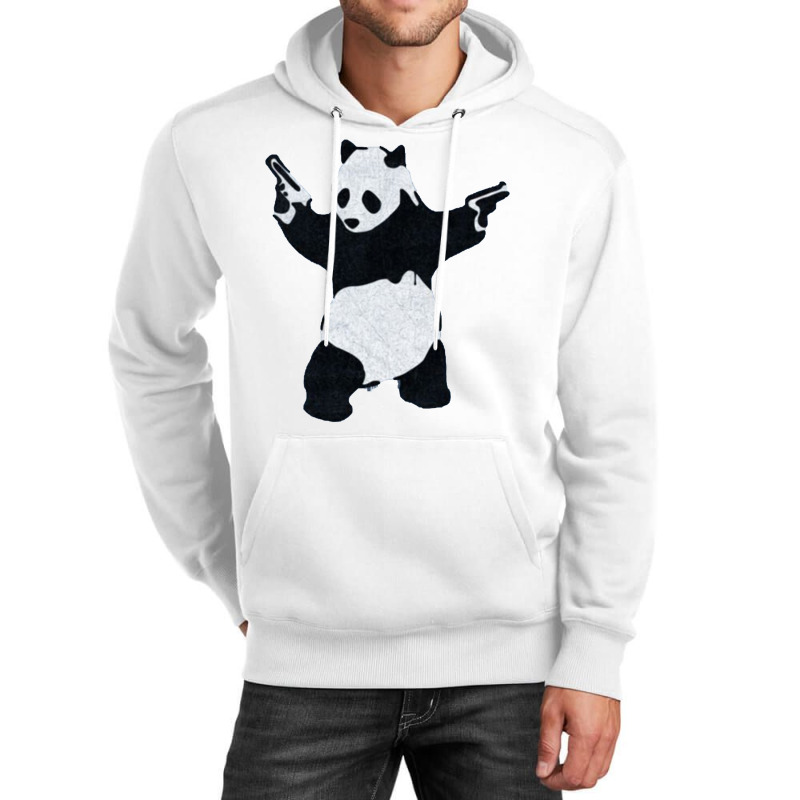 Banksy Panda With Guns Unisex Hoodie by venooskafilav | Artistshot