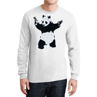 Banksy Panda With Guns Long Sleeve Shirts | Artistshot