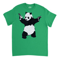 Banksy Panda With Guns Classic T-shirt | Artistshot