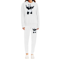 Banksy Panda With Guns Hoodie & Jogger Set | Artistshot