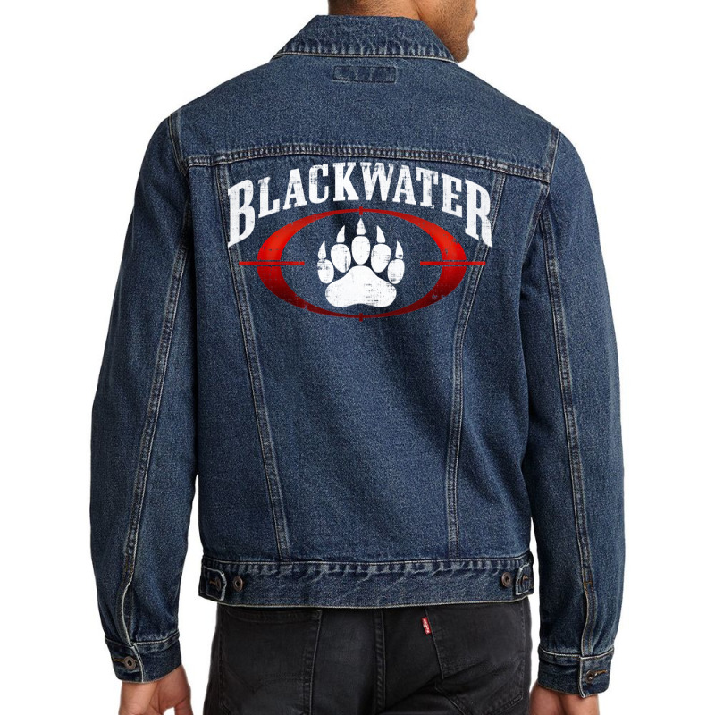 Blackwater Security Men Denim Jacket by venooskafilav | Artistshot