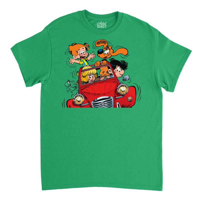 Boule Et Bill (billy And Buddy) In The Car Classic T-shirt by venooskafilav | Artistshot