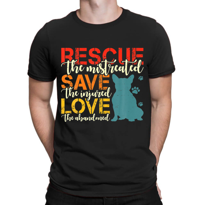 Rescue Save Love Cute Animals Rescue Foster Dog Ca T-shirt | Artistshot