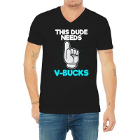 Will Work For Bucks Funny V Gifts For Bucks Rpg Ga V-neck Tee | Artistshot