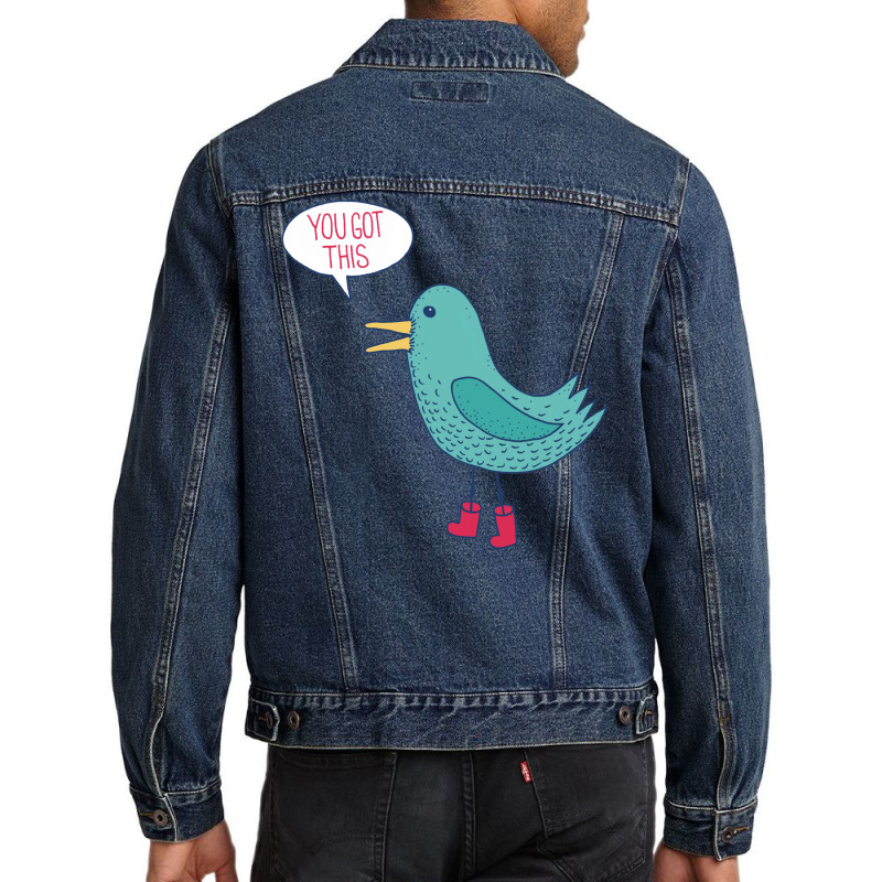 Emotional Support Duck Men Denim Jacket by karumdiunyau | Artistshot