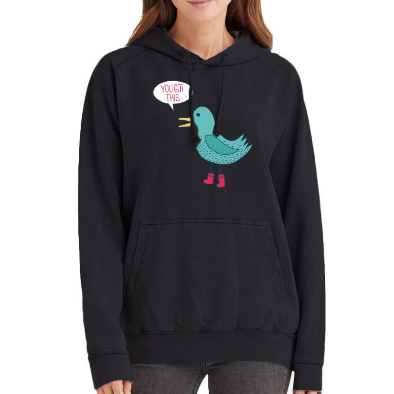 Emotional Support Duck Vintage Hoodie by karumdiunyau | Artistshot