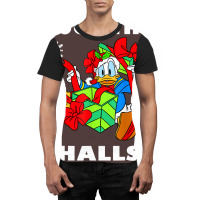 Duck The Halls Christmas Portrait Graphic T-shirt | Artistshot