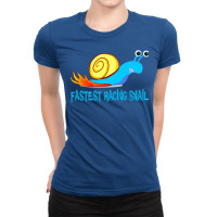 Fastest Racing Snail   Fast Racing Snail Ladies Fitted T-shirt | Artistshot