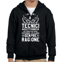 They Are An Electronic Technicians To Save Time T Youth Zipper Hoodie | Artistshot