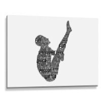 Springboard Diver Springboard Diving Platform Divi Metal Print Horizontal | Artistshot