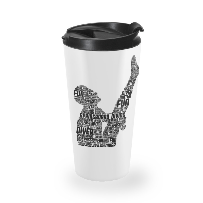 Springboard Diver Springboard Diving Platform Divi Travel Mug | Artistshot