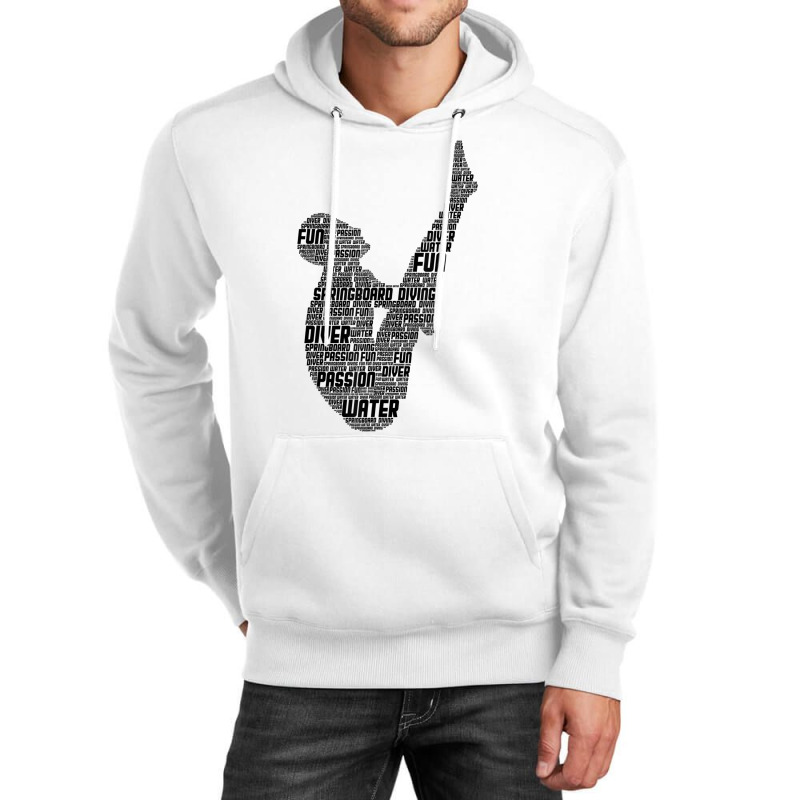 Springboard Diver Springboard Diving Platform Divi Unisex Hoodie by mauthe | Artistshot