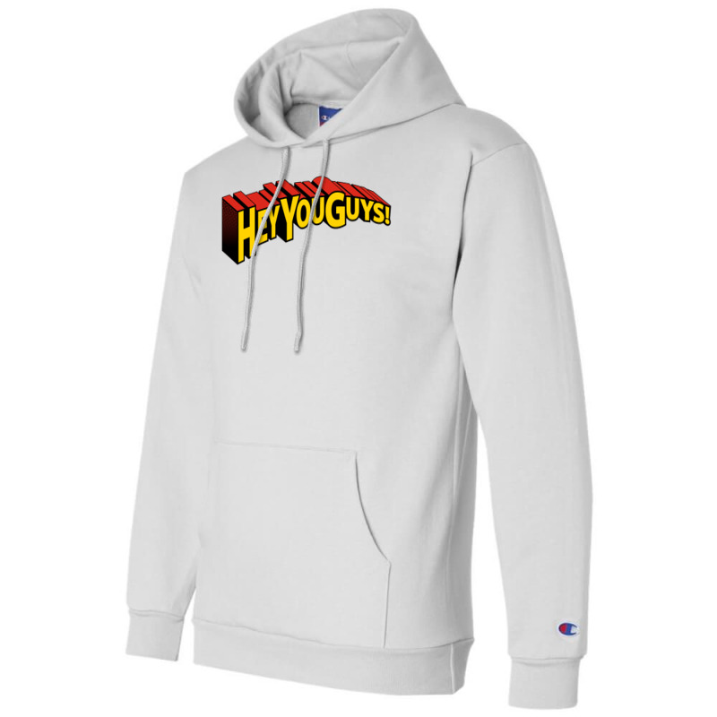 Hey You Guys! Champion Hoodie by venooskafilav | Artistshot