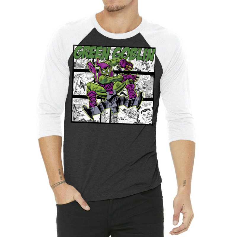 Green Goblin 3/4 Sleeve Shirt by sukantotsonu | Artistshot