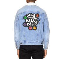 Dice Don't Kill Me Now   Wildflower Unisex Sherpa-lined Denim Jacket | Artistshot