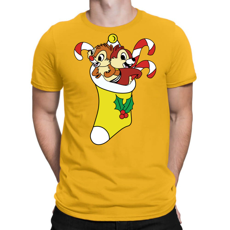 Chip And Dale In Christmas Mood T-Shirt by tonialtawsep | Artistshot