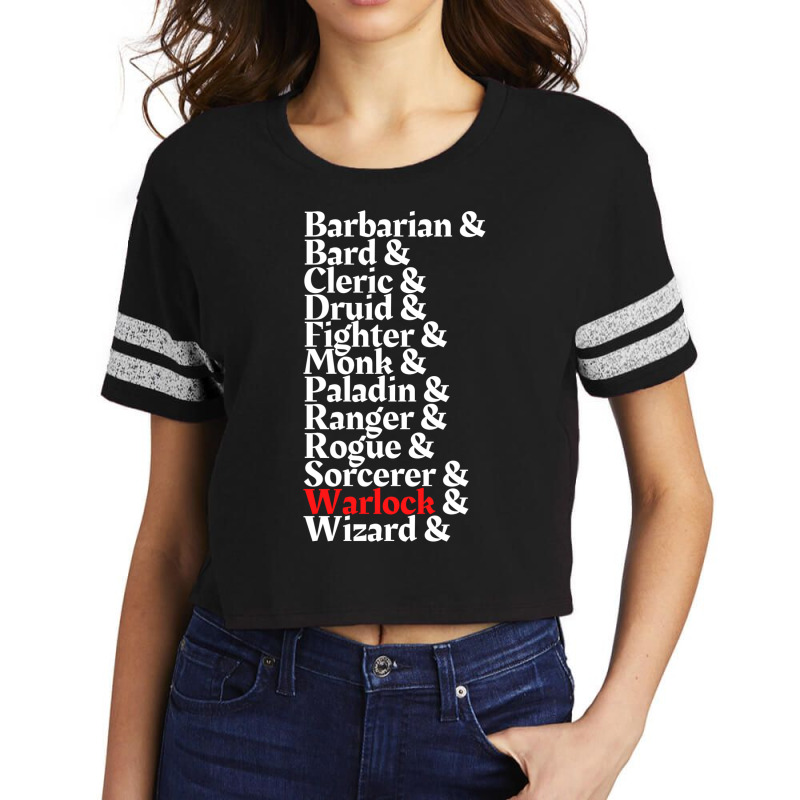 I'm The Warlock   Dnd 5e All Class Print Scorecard Crop Tee by boxemenebov | Artistshot