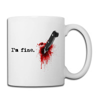 I'm Fine Bloody Halloween T Shirt Coffee Mug | Artistshot