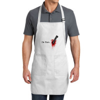 I'm Fine Bloody Halloween T Shirt Full-length Apron | Artistshot