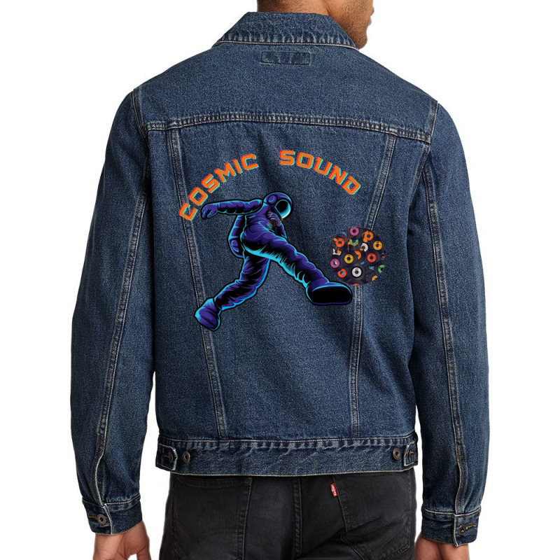 Cosmic Sound Off Space Men Denim Jacket by saterseim | Artistshot