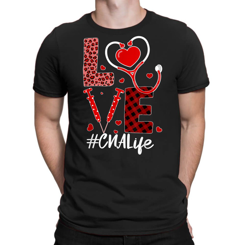 Tu Love Stethoscope Heart Cna Valentines Day Costu T-shirt | Artistshot