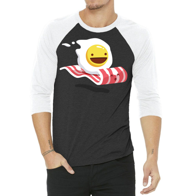 Egg Bacon Buddies 3/4 Sleeve Shirt by metheojerupe | Artistshot