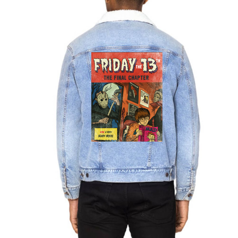 Friday The 13th The Final Chapter Unisex Sherpa-Lined Denim Jacket by ersnmeelbyq | Artistshot