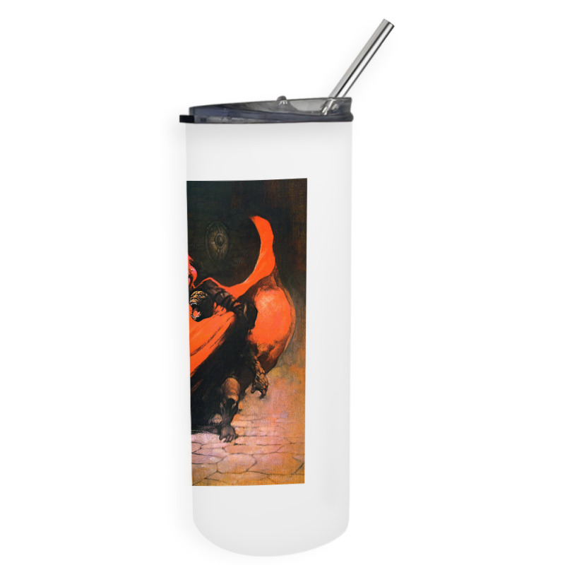 Frank Frazetta   Conan The Barbarian 1 Skinny Tumbler by wollapgali | Artistshot