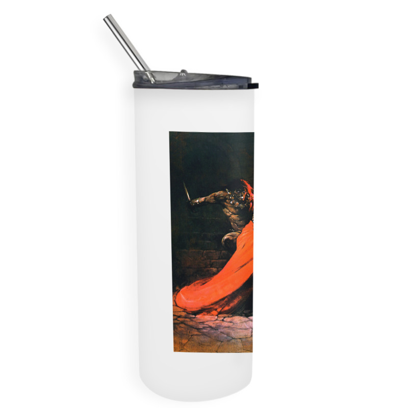 Frank Frazetta   Conan The Barbarian 1 Skinny Tumbler by wollapgali | Artistshot