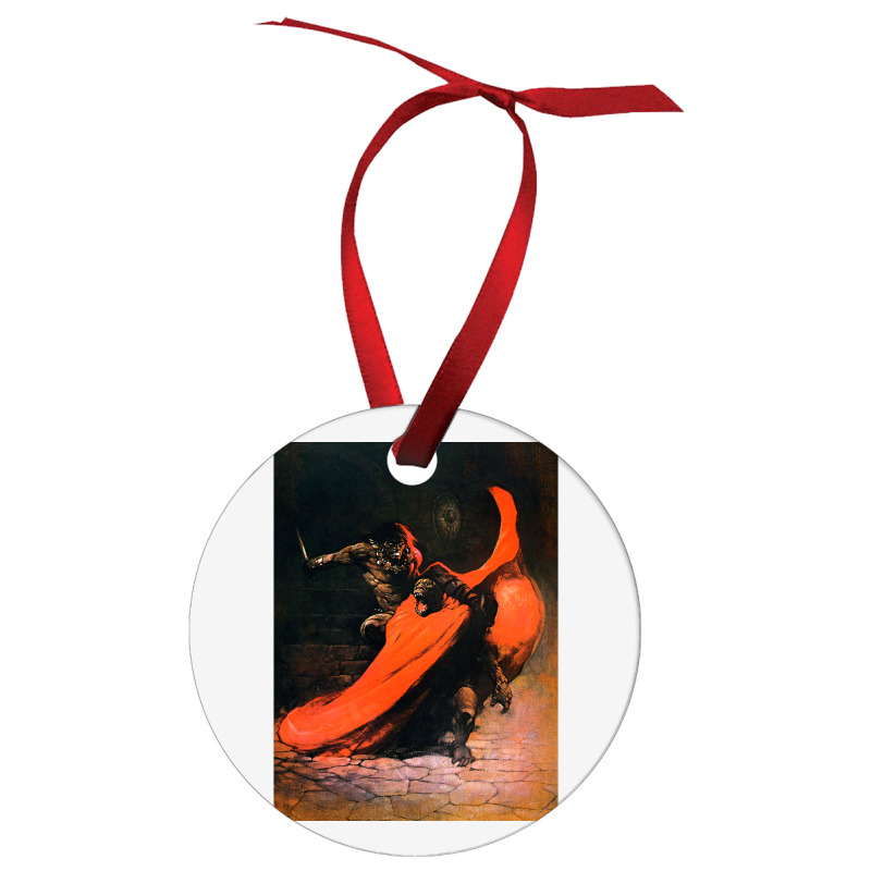 Frank Frazetta   Conan The Barbarian 1 Ornament by wollapgali | Artistshot