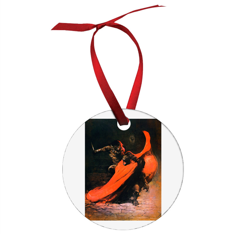 Frank Frazetta   Conan The Barbarian 1 Ornament by wollapgali | Artistshot